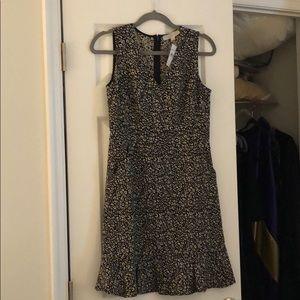 Leopard dress new with tags from loft size 4